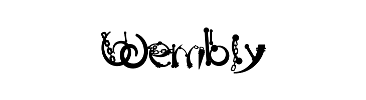 Body Piercing & Chains  Free Fonts Download