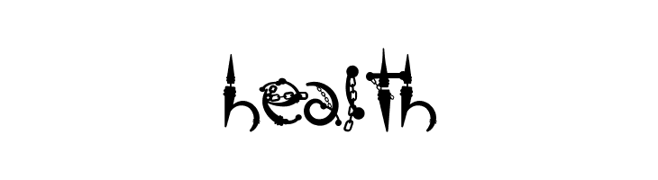 Body Piercing & Chains  Free Fonts Download