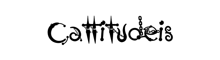 BodyPiercing&Chains  Free Fonts Download