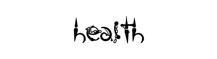 BodyPiercing&Chains  Free Fonts Download