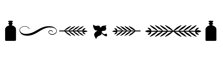 Bergamot Ornaments  Free Fonts Download