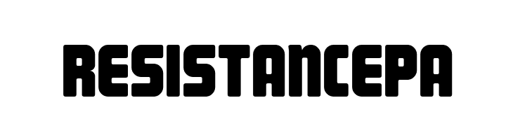 RESISTANCEPA Magnum Font