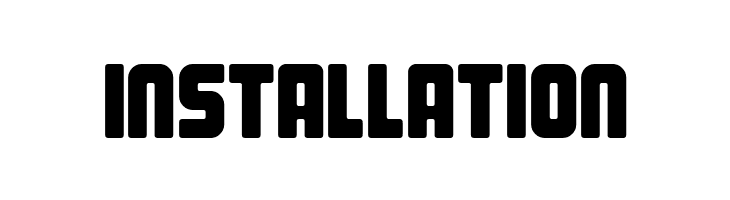 installation Magnum Font