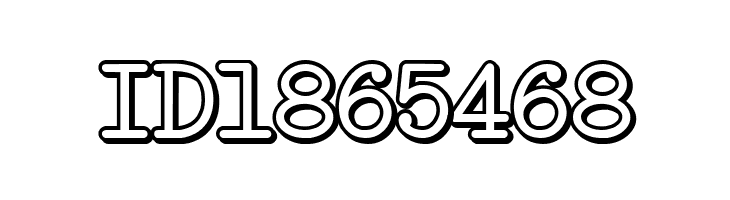 NeoBulletin Limited Shadow  Free Fonts Download
