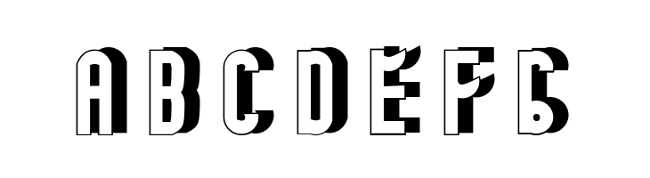 MINOTAURE shadow  Free Fonts Download