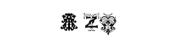 Intellecta Monograms Random Samples Two  Free Fonts Download