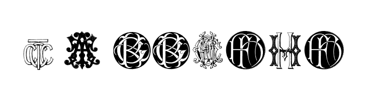 Intellecta Monograms Random Samples Two  Free Fonts Download