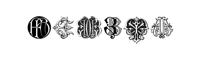 Intellecta Monograms Random Samples Two  Free Fonts Download