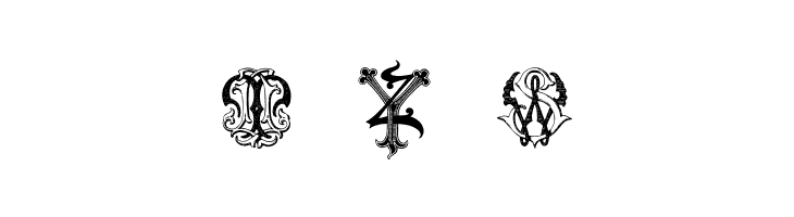 Intellecta Monograms Random Samples Two  Free Fonts Download