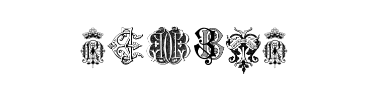 Intellecta Monograms Random Samples Two  Free Fonts Download