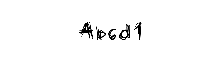 Abcd1 Scribblicious Font