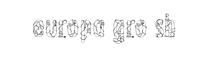 CrossedWires-Condensed  Free Fonts Download