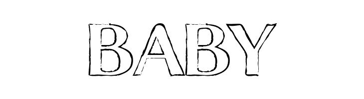 Chalk Line Outline  Free Fonts Download