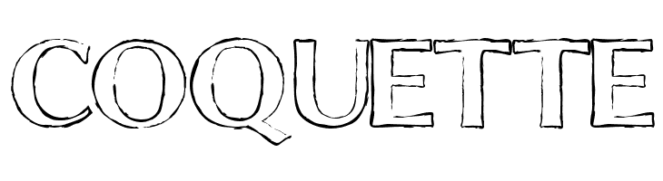 Chalk Line Outline  Free Fonts Download