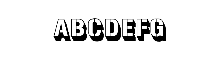 Gunplay 3D  Free Fonts Download