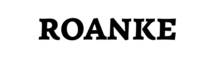 ROANKE Simonetta Black Font