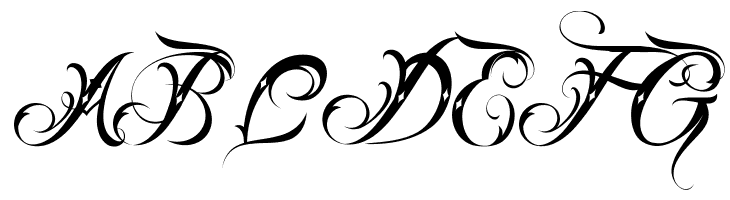 ABCDEFG Lina Script Dot Demo Font
