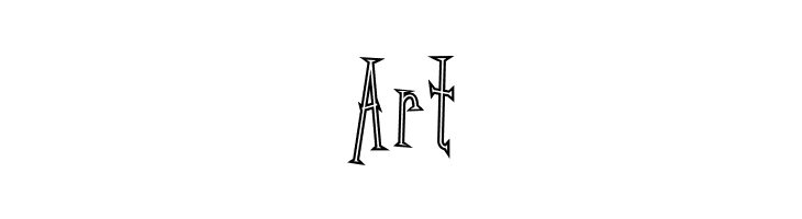 Kunang Kunang outline  Free Fonts Download