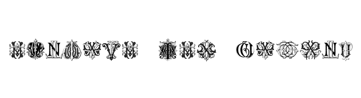 Intellecta Monograms Random Samples Three.vfb  Free Fonts Download