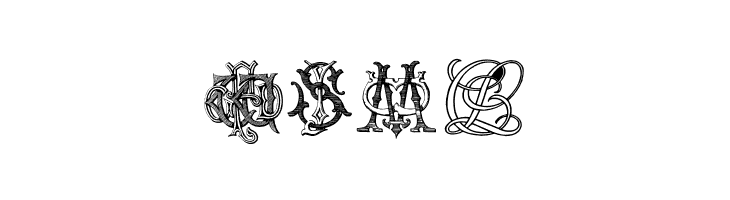 Intellecta Monograms Random Samples Three.vfb  Free Fonts Download
