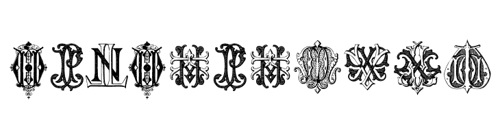 Intellecta Monograms Random Samples Three.vfb  Free Fonts Download