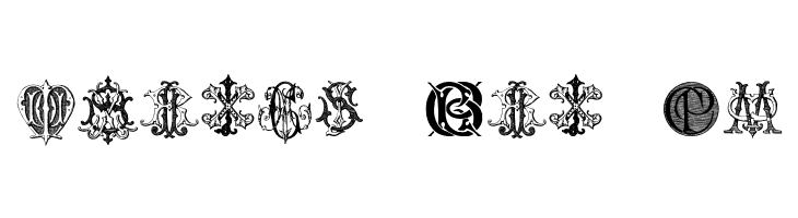 Intellecta Monograms Random Samples Three.vfb  Free Fonts Download