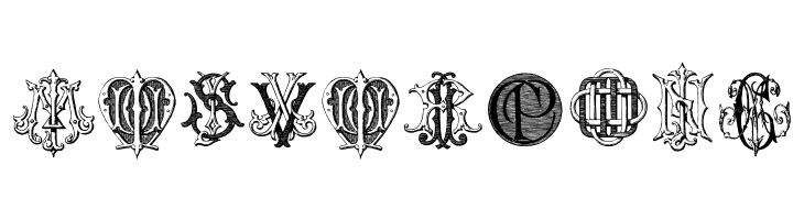 Intellecta Monograms Random Samples Three.vfb  Free Fonts Download
