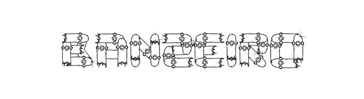 Broken Skate deck  Free Fonts Download