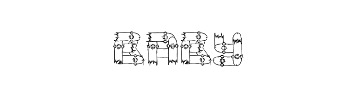 Broken Skate deck  Free Fonts Download