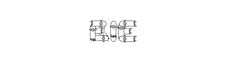 Broken Skate deck  Free Fonts Download