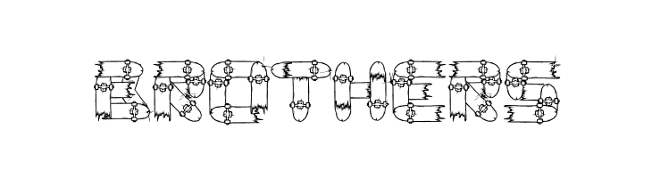 Broken Skate deck  Free Fonts Download
