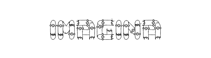 Broken Skate deck  Free Fonts Download