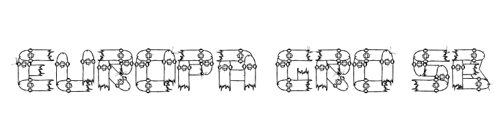 Broken Skate deck  Free Fonts Download