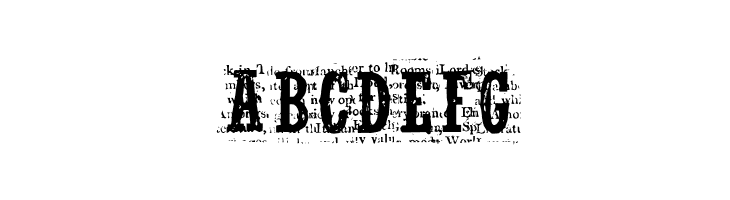 NelsonOldNewsPaper Regular  Free Fonts Download