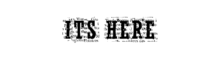 NelsonOldNewsPaper Regular  Free Fonts Download