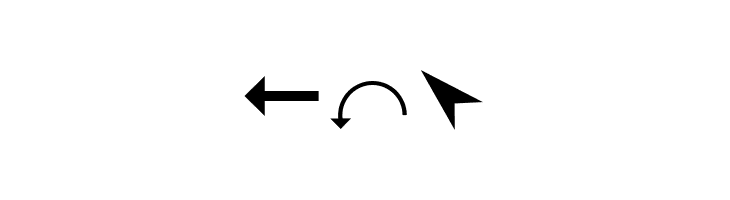 Arrows  Free Fonts Download