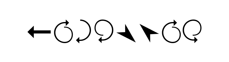 Arrows  Free Fonts Download