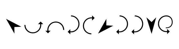 Arrows  Free Fonts Download