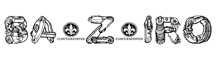 MotorPiecesDEMO Regular  Free Fonts Download