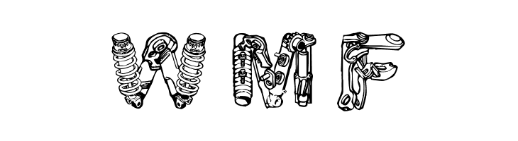 MotorPiecesDEMO Regular  Free Fonts Download