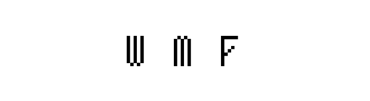 Dilithium Pixels NBP Regular  Free Fonts Download