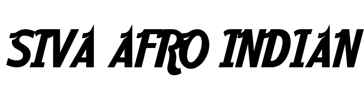 SIVA%2BAFRO%2BINDIAN Aarvark Cafe Font