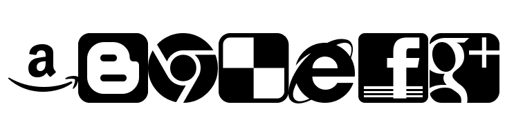 WLM Web Iconized  Free Fonts Download