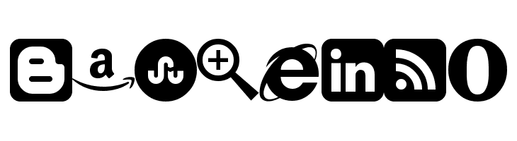 WLM Web Iconized  Free Fonts Download