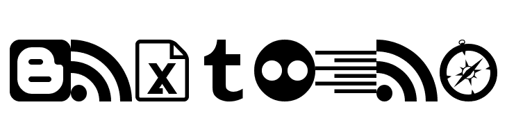 WLM Web Iconized  Free Fonts Download