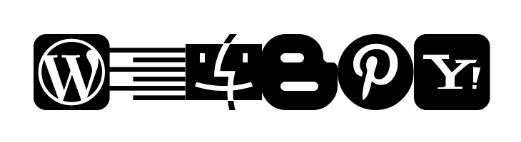 WLM Web Iconized  Free Fonts Download