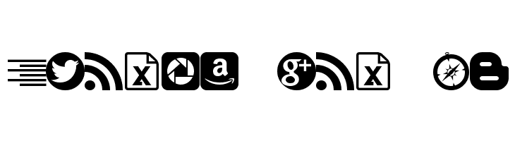 WLM Web Iconized  Free Fonts Download