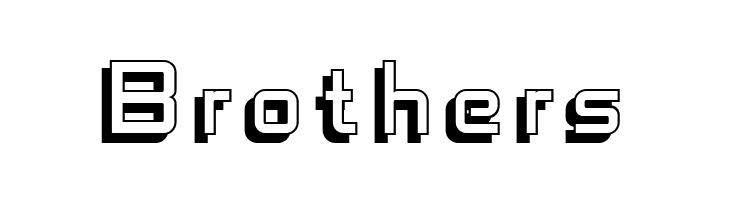 SF Fedora Titles Shadow  Free Fonts Download