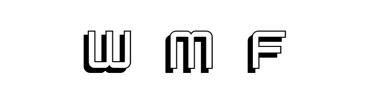 SF Fedora Titles Shadow  Free Fonts Download
