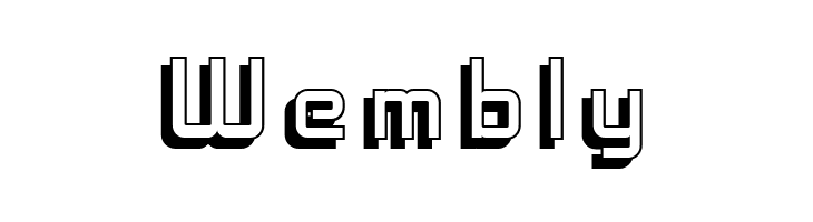 SF Fedora Titles Shadow  Free Fonts Download